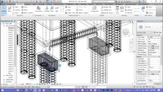 Revit Structure 2017 tutorial Part 7 [upl. by Suzanne]