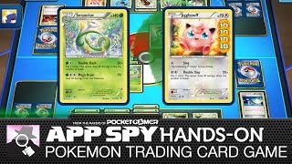 Pokemon Trading Card Game Online  iOS iPad HandsOn  AppSpycom [upl. by Gregoor204]