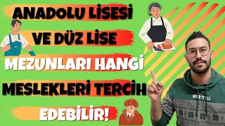 KPSS DÜZ LİSE MEZUNLARI HANGİ MESLEKLERİ TERCİH EDEBİLİR ATANABİLİR [upl. by Nilak]