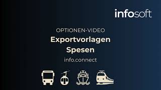 OptionenVideo Exportvorlagen Spesen Infosoft [upl. by Wager]