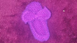 knitting shoes for babyseasy and simpleknitting socks for babys [upl. by Ardnoid]