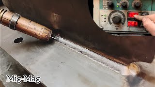 why no welders talk about this Simple MIGMAG Welding Technique [upl. by Pollie]