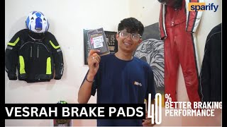 Vesrah high performance brake pads review [upl. by Rahcir670]