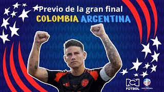 Colombia vs Argentina  Final Copa América 2024  Análisis previo al partido [upl. by Aicre]