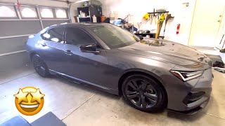 Acura TLX accessory install with trick you need to know before install [upl. by Anitnegra182]