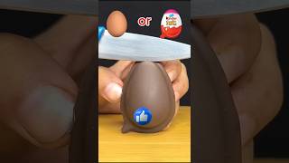 EGG 🆚 KINDER JOY  KON JITEGA BATAO shortvideo [upl. by Nwaf]