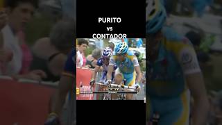 PURITO vs CONTADOR UN SUPER DUELO TOUR DE FRANCIA CICLISTAS ciclismocarretera cycling vintage [upl. by Ertsevlis]