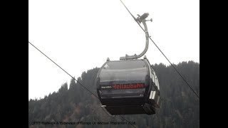 Mellaubahn Bergfahrt Seilbahn Österreich Gondelbahn Vorarlberg Umlaufbahn Doppelmayr 10MGD [upl. by Rutan890]