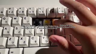 switch comparison Gateron Milky Yellow Pro Gateron EF Curry amp Akko Jelly Blacks [upl. by Yahsan]