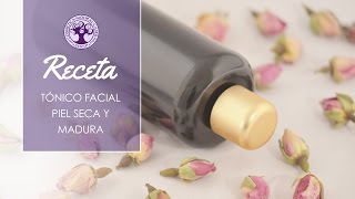 Receta tónico facial para pieles secas y maduras  Cosmética natural [upl. by Briney154]