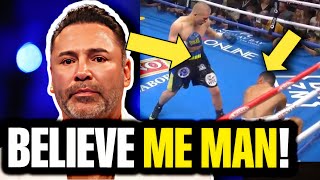 Oscar De La Hoya DEFENDS Vergil Ortiz ROBBERY Fight Win  On social [upl. by Moria]