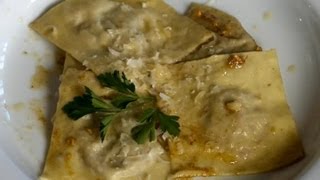 How to Make Beef Ravioli  Italian Cooking [upl. by Nuahsyar31]