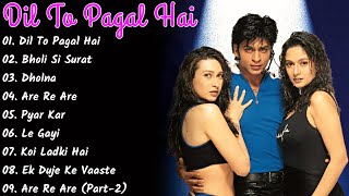 Dil To Pagal Hai Movie All SongsShahrukh Khan amp Madhuri Dixit amp Karisma KapoorMUSICAL WORLD [upl. by Tsenre]