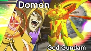 Gundam Vs Gundam NEXT PLUS God Gundam  Arcade Mission H [upl. by Stier]