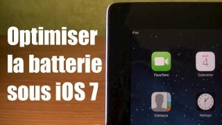 Avoir une meilleure autonomie sous iOS 7 et iOS 6 pour iPhone iPod Touch iPad et iPad mini [upl. by Winchell384]