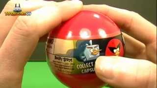 Angry Birds Space Tiny Toppers Capsule Toy review [upl. by Pfaff]