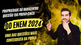 Questão 156 Enem 2024 prova cinza  Propriedade do baricentro no triângulo [upl. by Astera]