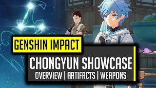 Chongyun Guide amp Build Best Artifacts Weapon amp Overview  Genshin Impact [upl. by Aslin408]