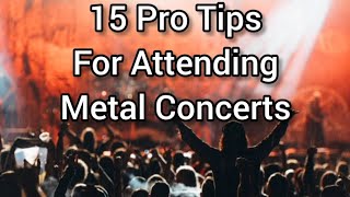 15 Best Tips For Attending Concerts [upl. by Notlrahc]