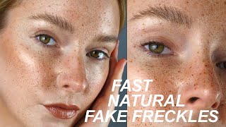 SECRET TECHNIQUE TO FAKE FRECKLES [upl. by Behka]