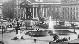 London Street Scenes  Trafalgar Square 1910  Britain on Film [upl. by Matilda826]