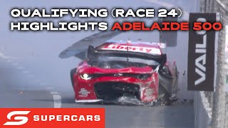 Qualifying Race 24 Highlights  VAILO Adelaide 500  2024 Repco Supercars Championship [upl. by Demetria]