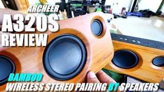 ARCHEER A320S Bluetooth Speaker Review  Unique Style amp Big Sound [upl. by Chuipek486]