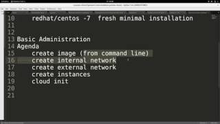 Basic Openstack Administration Part 2  Image creation networking cloud init security group [upl. by Sylirama]