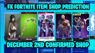 January 2nd 2024 Fortnite Item Shop CONFIRMED  Fortnite Early Item Shop Prediction January 2n4 [upl. by Graf]