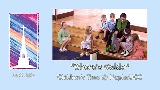 quotWheres Waldoquot  Time for Children NaplesUCC [upl. by Nohtanoj182]