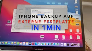 Nur 1MIN Iphone Backup auf externe Festplatte kopieren in 5 Klicks  Einfacher geht es nicht [upl. by Lladnew]