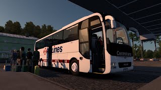 ETS 2 150 Man Lions Coach Eurolines EAA Map 7 [upl. by Ellga]