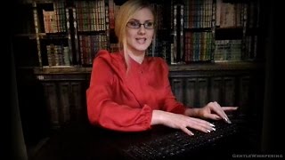 Library ASMR Typing Page Flipping Soft Spoken [upl. by Noirred]