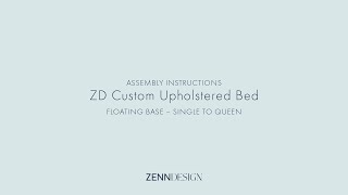 Bed Assembly Instructional Video – Single to Queen Floating Frame [upl. by Esiuol388]