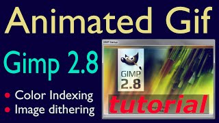 GIMP Animated Gif tutorial [upl. by Nekcerb]