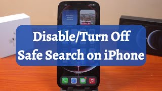 Turn Off or Disable Safe Search on iPhone [upl. by Showker]