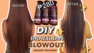 DIY Brazilian Blowout  Keratin Treatment at home  Philippines [upl. by Anneliese]