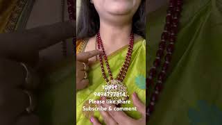 One gram gold monalisabeads jewellery collection 9494777814 beads monalisa gold pendant viral [upl. by Ransell]