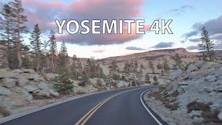 Yosemite National Park 4K  Scenic Drive  Mountain Pass [upl. by Firman828]