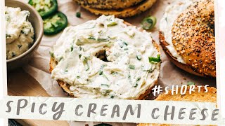 Jalapeño CREAM CHEESE Schmear Recipe for Bagels [upl. by Adelia879]