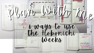 6 Ways To Use Your Hobonichi Weeks  Plan With Me [upl. by Garner]