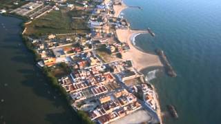 SOBREVOLANDO LA PLAYA DE TAVERNES DE LA VALLDIGNA [upl. by Ennaimaj]