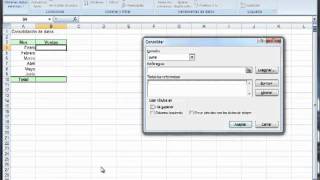 Consolidación de datos en Excel [upl. by Perice]