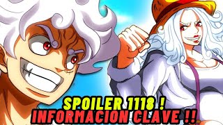 NUEVA INFORMACION CLAVE  SPOILERS ONE PIECE 1118  LUFFY Y BONNEY MODO NIKA VS MARS [upl. by Powers505]