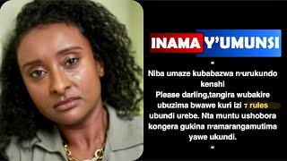 Inama yumunsiNizi 7 rules mu rukundontamuntu numwe ushobora kongera gukina namarangamutima yawe [upl. by Stila]