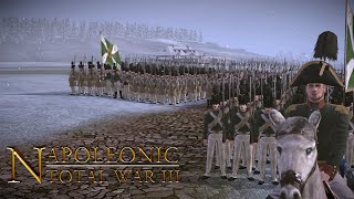 Battle of Mohrungen 1807  NTW 3 Napoleon Total War Historical Battle [upl. by Arraet637]