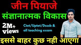 🔥🔥जीन पियाजे का संज्ञानात्मक सिद्धान्त Cognitive Development of jin piaget [upl. by Faus252]