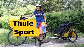 Thule sport najlepsza przyczepka rowerowa  recenzja [upl. by Idrahs861]