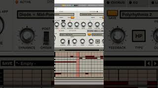 Blade OST via Ableton live 12 with Phoscyon 2 vst plug in [upl. by Yzzik307]