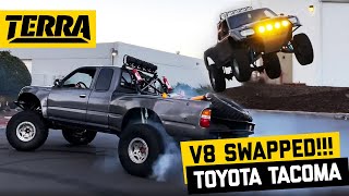 LS1 Swapped 1st Gen Toyota Tacoma  BUILT TO DESTROY [upl. by Crowe224]